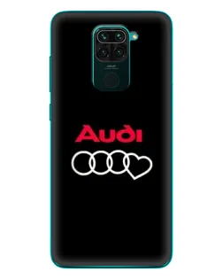 Чехол для Xiaomi Redmi 10X с картинкой «Логотип Audi Heart» Чехол для Xiaomi Redmi 10X с картинкой «Логотип Audi Heart»