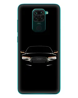 Чехол для Xiaomi Redmi 10X с картинкой «Audi — ночной контур»