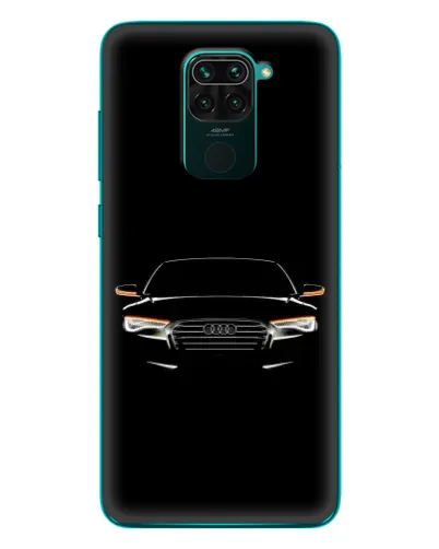 Чехол для Xiaomi Redmi 10X с картинкой «Audi — ночной контур»