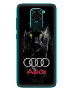 Чехол для Xiaomi Redmi 10X с картинкой «Пантера и Audi»