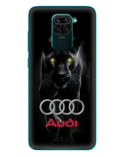 Чехол для Xiaomi Redmi 10X с картинкой «Пантера и Audi»