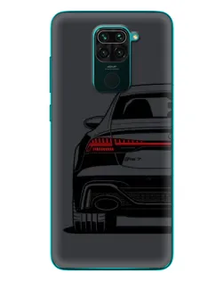 Чехол для Xiaomi Redmi 10X с картинкой «Задняя часть Audi — арт»