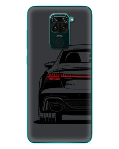 Чехол для Xiaomi Redmi 10X с картинкой «Задняя часть Audi — арт»