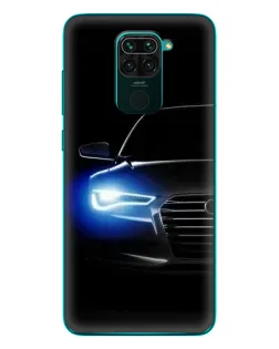 Чехол для Xiaomi Redmi 10X с картинкой «Неоновый взгляд Audi»