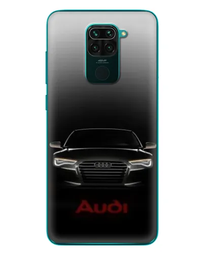 Чехол для Xiaomi Redmi 10X с картинкой «Audi — градиентный контур»