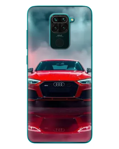 Чехол для Xiaomi Redmi 10X с картинкой «Audi RS — красный стиль»