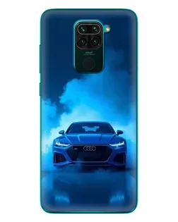 Чехол для Xiaomi Redmi 10X с картинкой «Audi — голубая энергия»