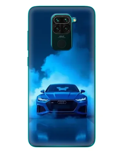 Чехол для Xiaomi Redmi 10X с картинкой «Audi — голубая энергия»