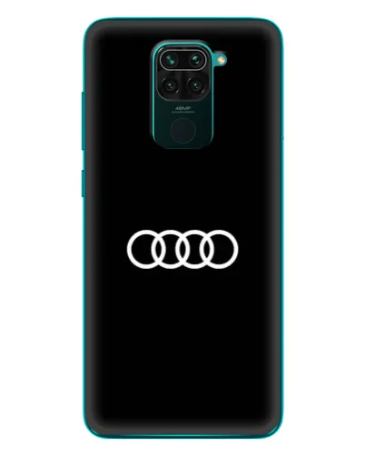 Чехол для Xiaomi Redmi 10X с картинкой «Audi White Logo»