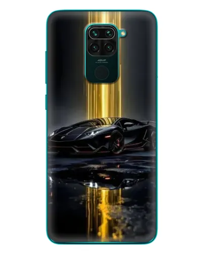 Чехол для Xiaomi Redmi 10X с картинкой «Ночной Lamborghini драйв»