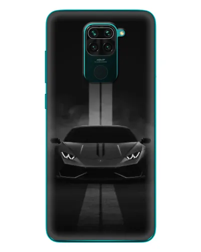 Чехол для Xiaomi Redmi 10X с картинкой «Lamborghini симметрия дорог»