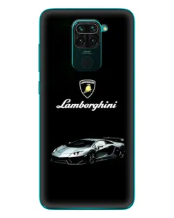 Чехол для Xiaomi Redmi 10X с картинкой «Логотип Lamborghini классика»