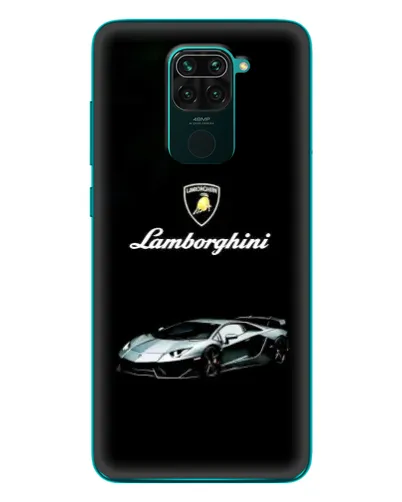Чехол для Xiaomi Redmi 10X с картинкой «Логотип Lamborghini классика»