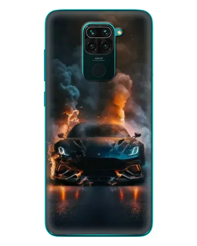 Чехол для Xiaomi Redmi 10X с картинкой «Lamborghini дымная эстетика»