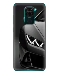 Чехол для Xiaomi Redmi 10X с картинкой «Lamborghini фары детализация»