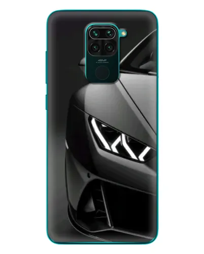 Чехол для Xiaomi Redmi 10X с картинкой «Lamborghini фары детализация»
