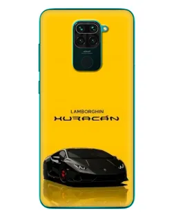 Чехол для Xiaomi Redmi 10X с картинкой «Lamborghini Huracan черный»