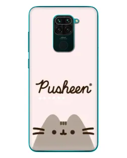 Чохол для Xiaomi Redmi 10X з картинкою «Pusheen логотип»