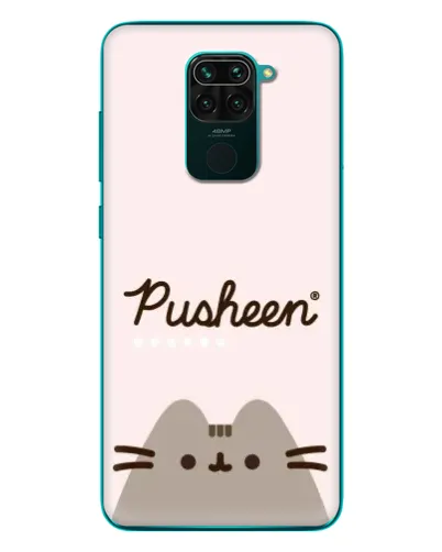 Чохол для Xiaomi Redmi 10X з картинкою «Pusheen логотип»