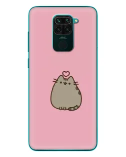 Чохол для Xiaomi Redmi 10X з картинкою «Pusheen серце»