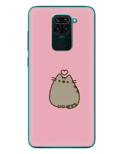 Чохол для Xiaomi Redmi 10X з картинкою «Pusheen серце»