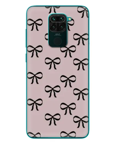 Чехол для Xiaomi Redmi 10X с картинкой «Черные бантики» Чехол для Xiaomi Redmi 10X с картинкой «Черные бантики»