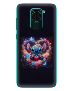 Чехол для Xiaomi Redmi 10X с картинкой «Stitch в цветах»