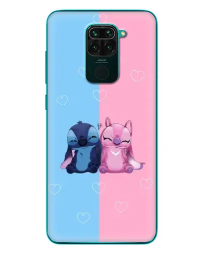 Чехол для Xiaomi Redmi 10X с картинкой «Stitch и Angel Love»