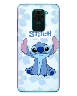 Чехол для Xiaomi Redmi 10X с картинкой «Stitch среди цветов»