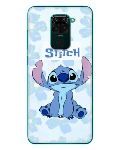 Чехол для Xiaomi Redmi 10X с картинкой «Stitch среди цветов»