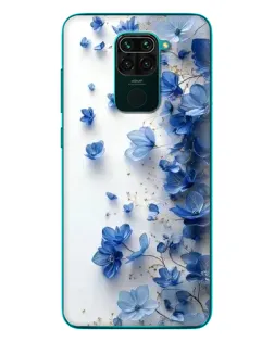 Чехол для Xiaomi Redmi 10X с картинкой «Голубой цветочный каскад» Чехол для Xiaomi Redmi 10X с картинкой «Голубой цветочный каскад»