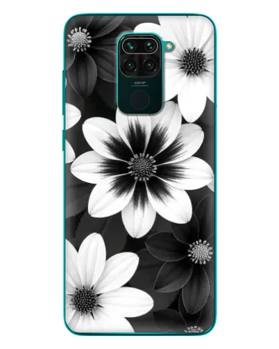 Чехол для Xiaomi Redmi 10X с картинкой «Монохромные астры» Чехол для Xiaomi Redmi 10X с картинкой «Монохромные астры»