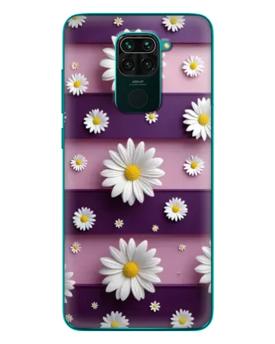 Чехол для Xiaomi Redmi 10X с картинкой «Ромашки на фиолетовом» Чехол для Xiaomi Redmi 10X с картинкой «Ромашки на фиолетовом»