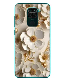 Чехол для Xiaomi Redmi 10X с картинкой «Белие бумажние цвети» Чехол для Xiaomi Redmi 10X с картинкой «Белие бумажние цвети»