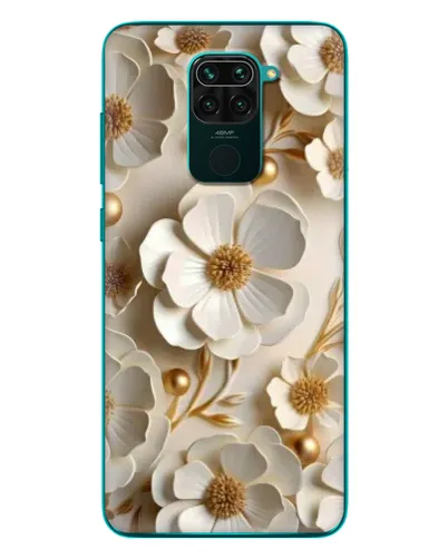 Чехол для Xiaomi Redmi 10X с картинкой «Белие бумажние цвети» Чехол для Xiaomi Redmi 10X с картинкой «Белие бумажние цвети»