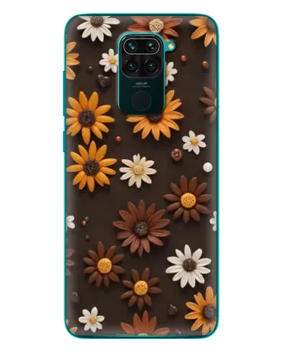 Чехол для Xiaomi Redmi 10X с картинкой «Узор из маленьких подсолнухов» Чехол для Xiaomi Redmi 10X с картинкой «Узор из маленьких подсолнухов»