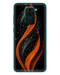 Чехол для Xiaomi Redmi 10X с картинкой «Огненная звездная волна»