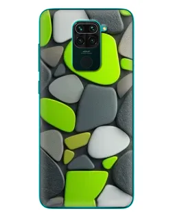 Чехол для Xiaomi Redmi 10X с картинкой «Яркая неоновая галька»