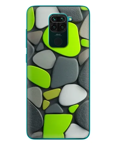 Чехол для Xiaomi Redmi 10X с картинкой «Яркая неоновая галька»