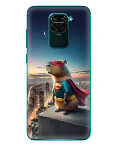 Чехол для Xiaomi Redmi 10X с картинкой «Капи-мен супергерой»