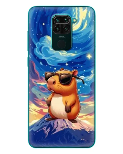 Чехол для Xiaomi Redmi 10X с картинкой «Капибара Ван Гога»
