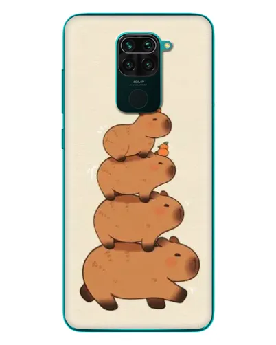Чехол для Xiaomi Redmi 10X с картинкой «Башня из капибар»