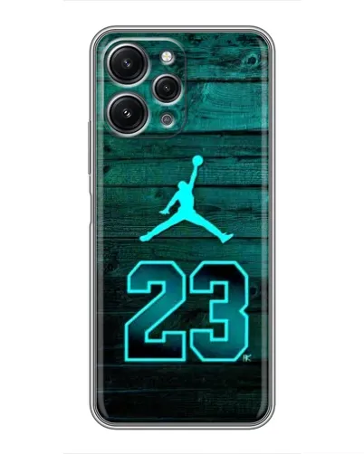 Чехол для Xiaomi Redmi 12 (5G) с картинкой «Jordan Cyan 23» Чехол для Xiaomi Redmi 12 (5G) с картинкой «Jordan Cyan 23»