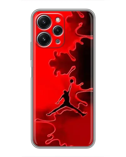 Чехол для Xiaomi Redmi 12 (5G) с картинкой «Jordan Red Smoke» Чехол для Xiaomi Redmi 12 (5G) с картинкой «Jordan Red Smoke»