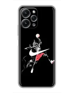 Чехол для Xiaomi Redmi 12 (5G) с картинкой «Jordan Jumpman»