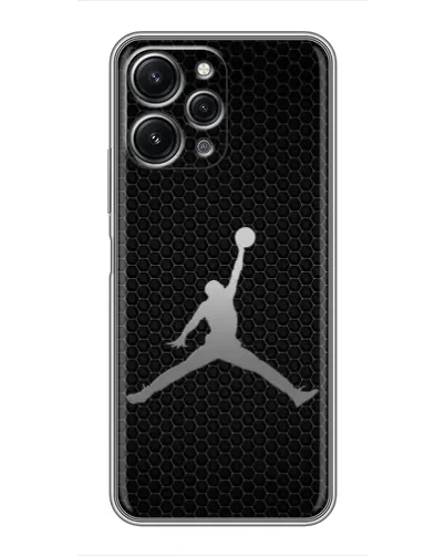 Чехол для Xiaomi Redmi 12 (5G) с картинкой «Jordan Dark Carbon» Чехол для Xiaomi Redmi 12 (5G) с картинкой «Jordan Dark Carbon»