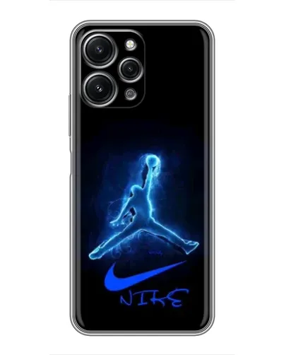 Чехол для Xiaomi Redmi 12 (5G) с картинкой «Jordan Neon Blue» Чехол для Xiaomi Redmi 12 (5G) с картинкой «Jordan Neon Blue»