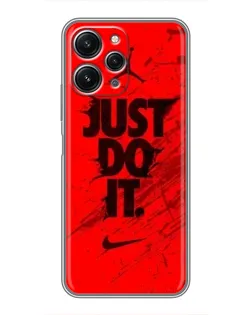 Чехол для Xiaomi Redmi 12 (5G) с картинкой «Nike Just Do It»