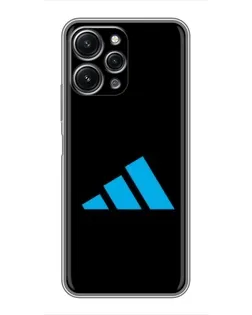 Чехол для Xiaomi Redmi 12 (5G) с картинкой «Adidas Cyan Logo»
