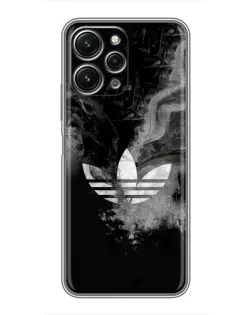 Чехол для Xiaomi Redmi 12 (5G) с картинкой «Абстрактный дым Adidas»